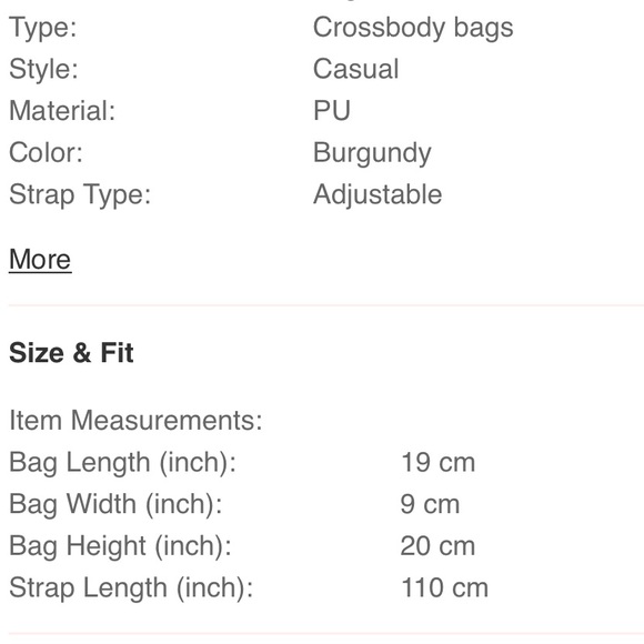 ARYA TARA • Tassel Detail Flap PU Crossbody Bag - Picture 6 of 6